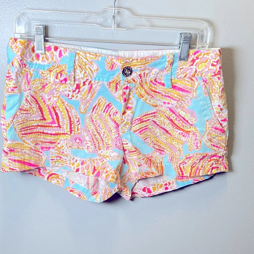 Lilly Pulitzer Women's Walsh‎ Shorts Breakwater Blue Size 2